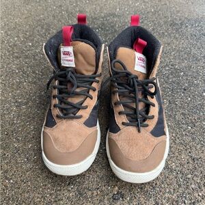 Vans Two-Tone Brown and Black Sneakers